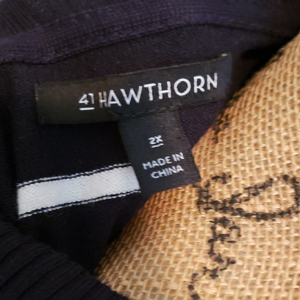41 Hawthorn Black and White Long Sleeve Sweater - Picture 2 of 5